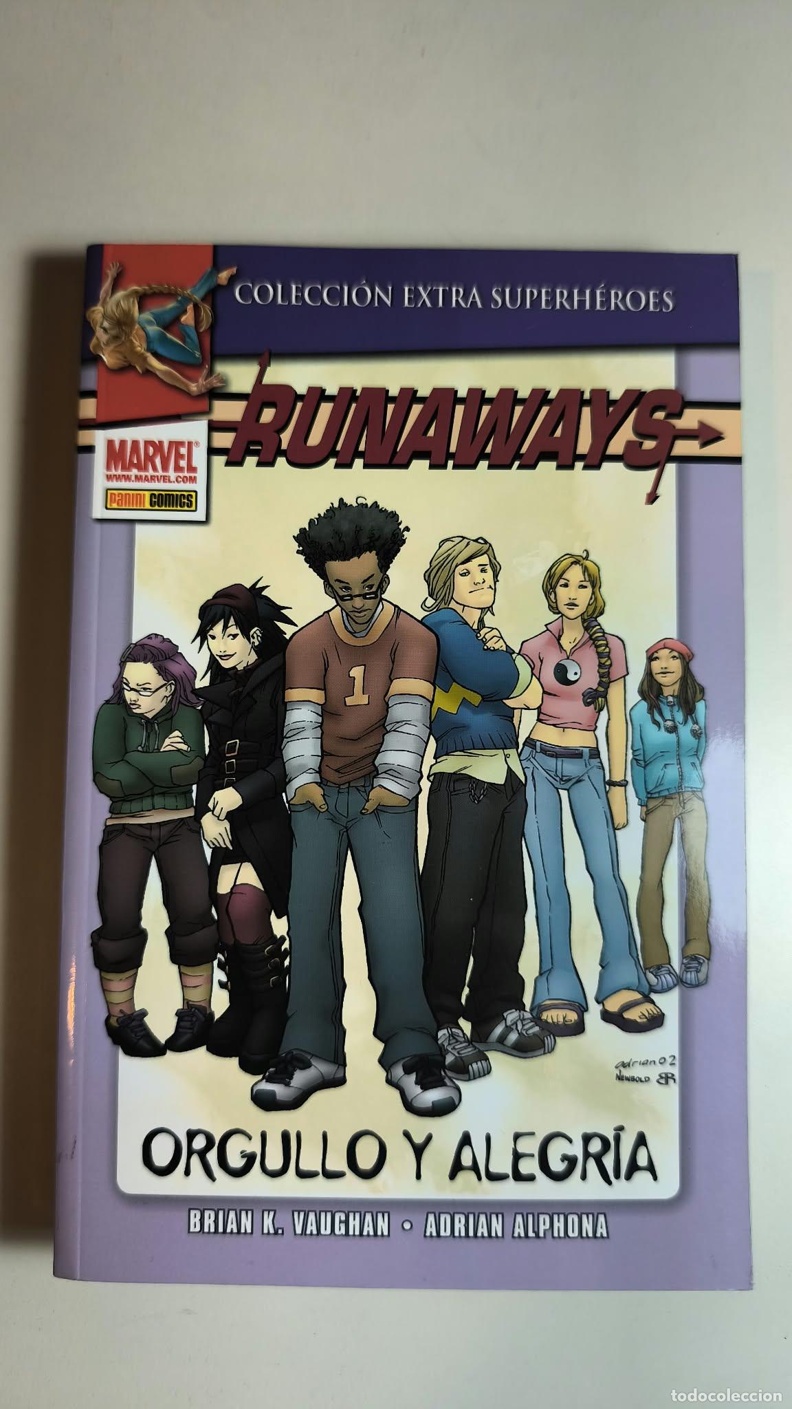C&oacute;mics: COLECCI&Oacute;N EXTRA SUPERH&Eacute;ROES 8. RUNAWAYS N.1 ORGULLO Y ALEGR&Iacute;A. PANINI, 2018.