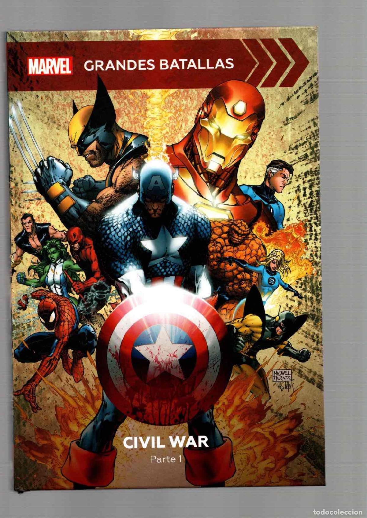 Comics: GRANDES BATALLAS CIVIL WAR PARTE 1. PANINI 2022