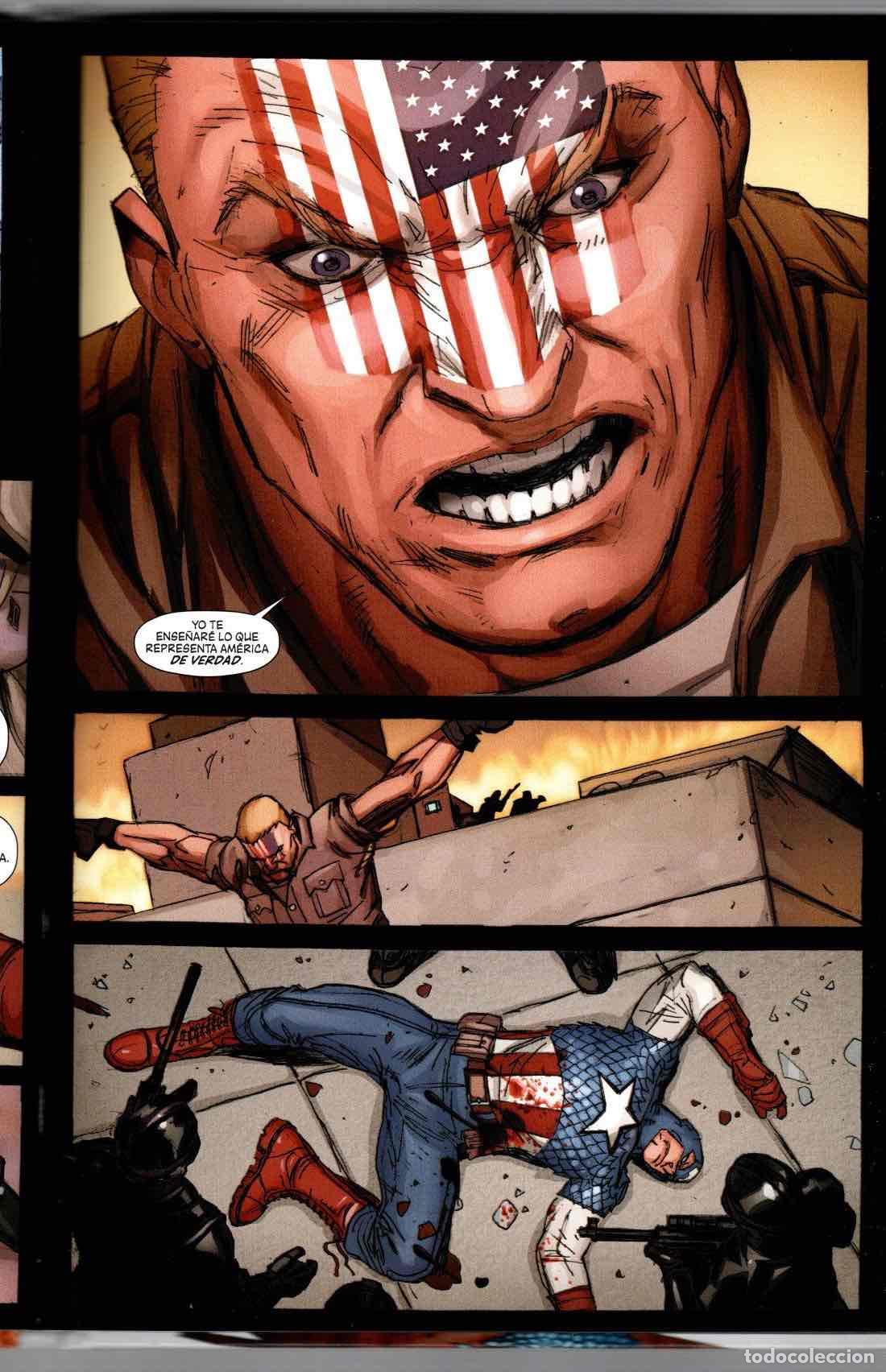 C&oacute;mics: ULTIMATE CAPITAN AMERICA. AARON, GARNEY, KEITH. PANINI 2012 - Foto 2
