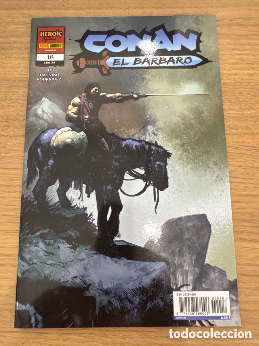Comics: Conan El B&aacute;rbaro 18 / 34 (Grapa) - Zub, Dagnino, Rodriguez - Panini / Marvel