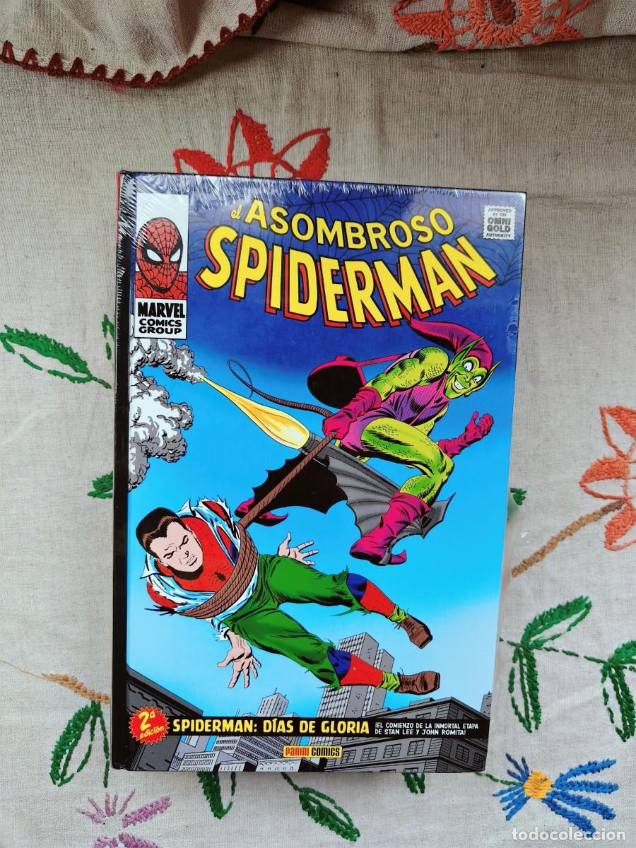 C&oacute;mics: El Asombroso Spiderman. D&iacute;as de Gloria. Marvel Gold 3. Stan Lee. Marvel Hero&eacute;s. Panini.