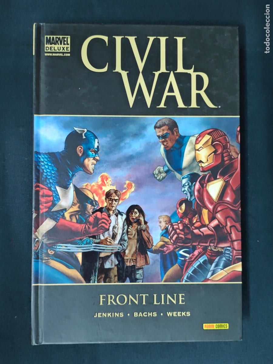 C&oacute;mics: MARVEL DELUXE - CIVIL WAR - FRONT LINE - PANINI - - Foto 1