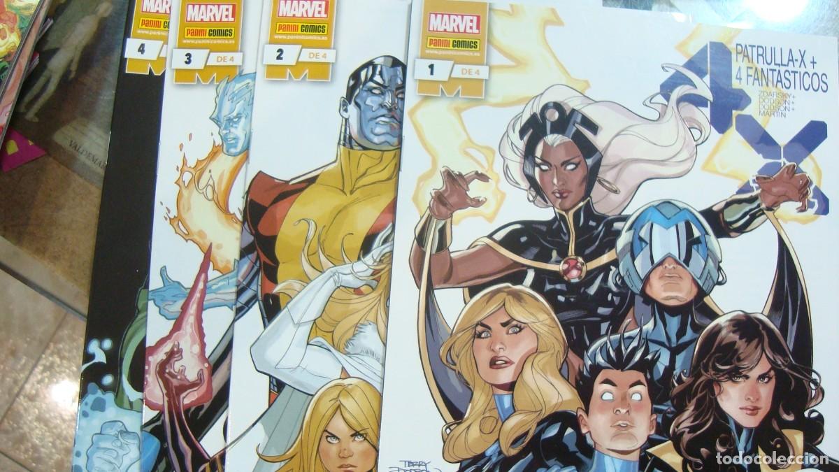 C&oacute;mics: PATRULLA X + 4 FANT&Aacute;STICOS completa. 4 NUMEROS PANINI.