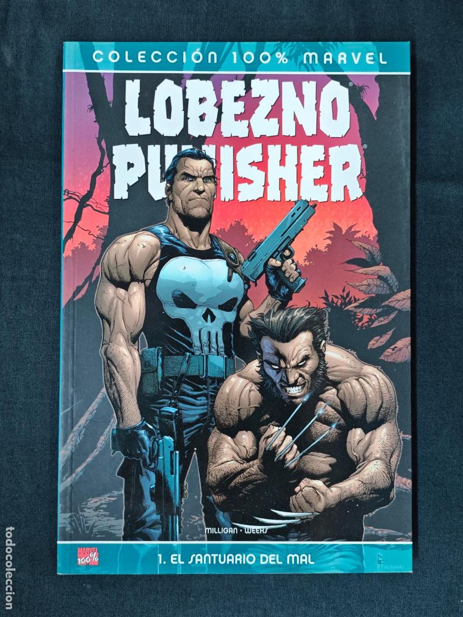 Comics: COLECCION 100% MARVEL - LOBEZNO PUNISHER - EL SANTUARIO DEL MAL - PANINI -