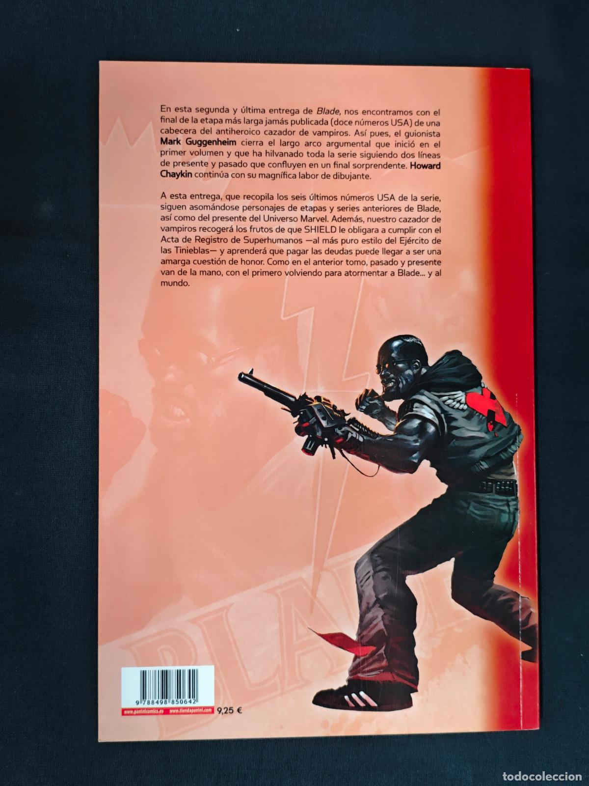 C&oacute;mics: HEROES MARVEL - BLADE - PECADOS DEL PADRE - PANINI - - Foto 2