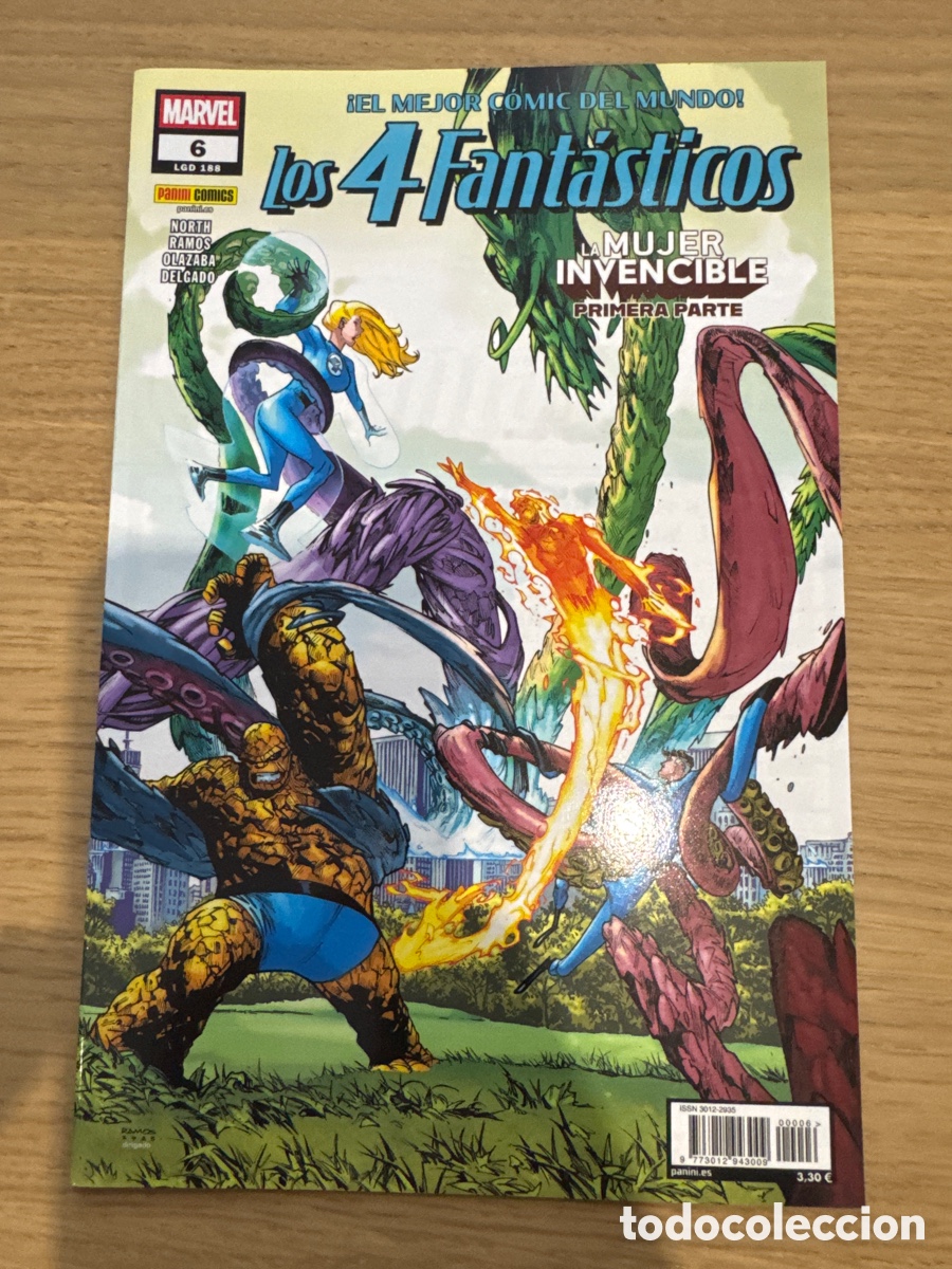 C&oacute;mics: Los Cuatro 4 Fant&aacute;sticos 6 / 188 (grapa) - Panini / Marvel