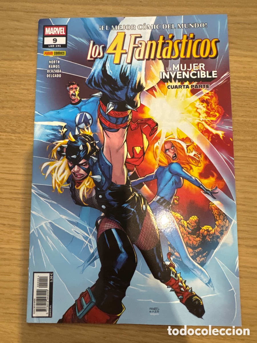 C&oacute;mics: Los Cuatro 4 Fant&aacute;sticos 9 / 191 (grapa) - Panini / Marvel