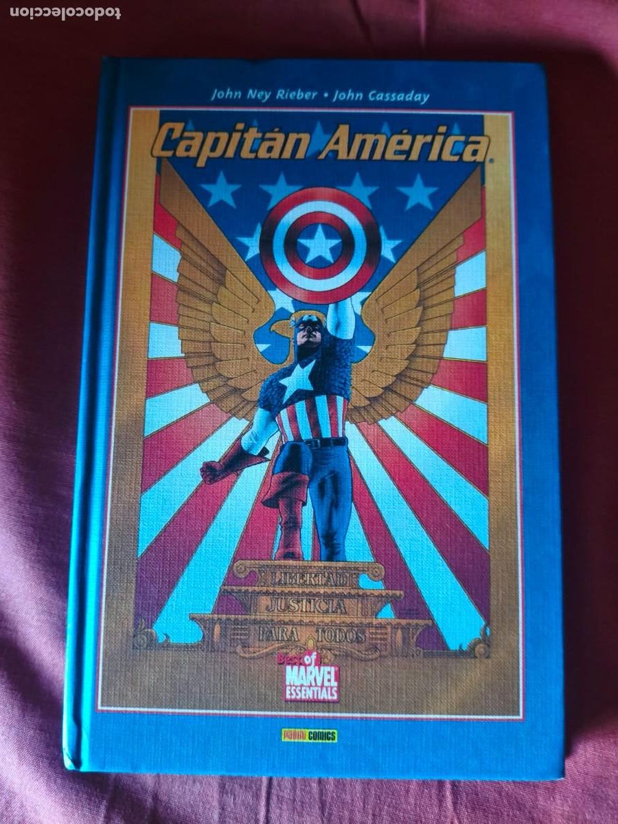 Comics: Capit&aacute;n Am&eacute;rica. Best of Marvel Essentials Panini John Ney Rieber y John Cassaday