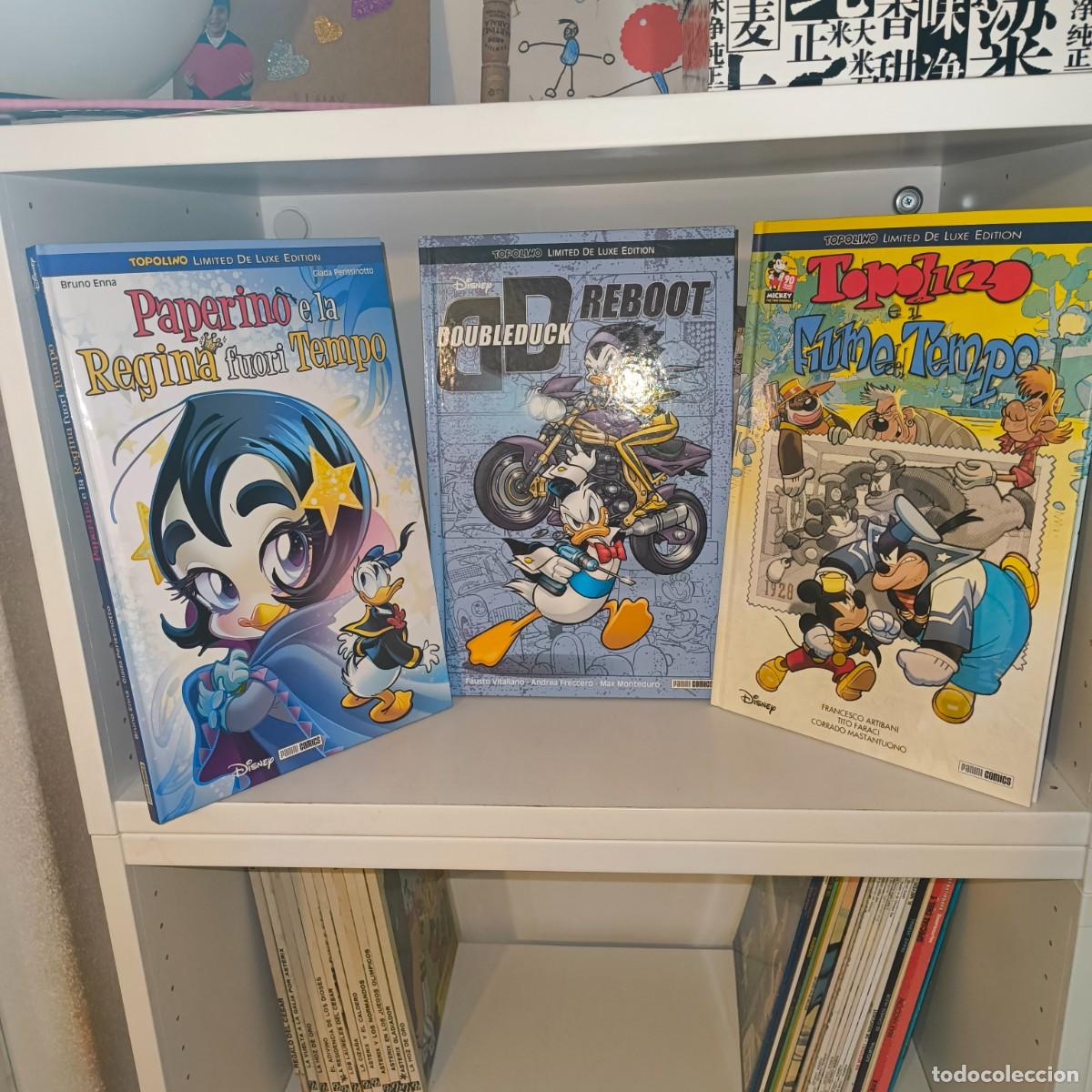 Comics: Lote 3 c&oacute;mics Disney Topolino Limited De Luxe &ndash; Panini Italia
