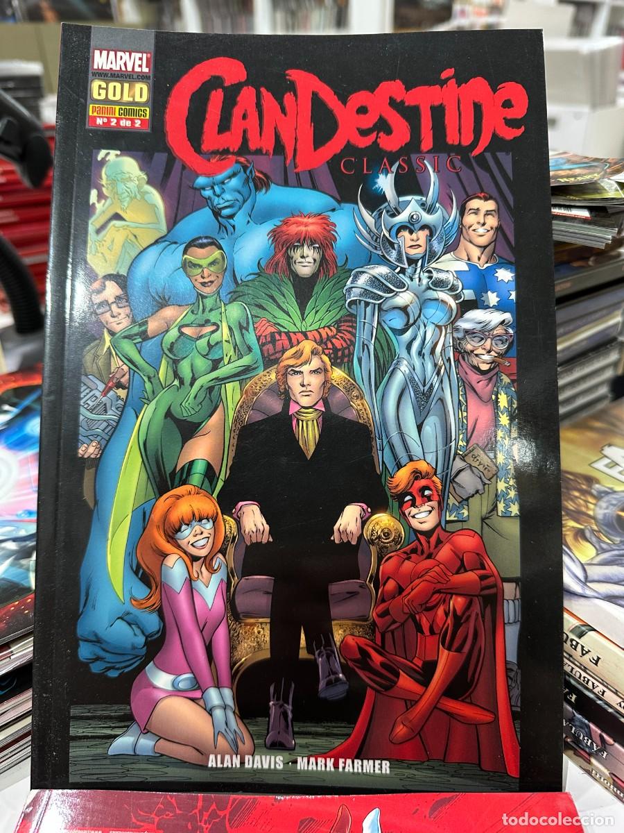 C&oacute;mics: Clandestine Classic (Marvel Gold) Completa 2 Tomos - Foto 2