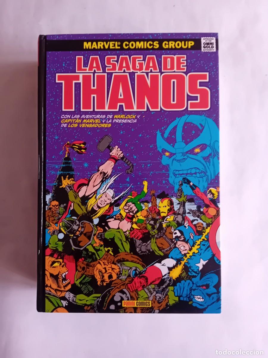 C&oacute;mics: LA SAGA DE THANOS, MARVEL GOLD (OMNIGOLD) DE PANINI - Foto 1