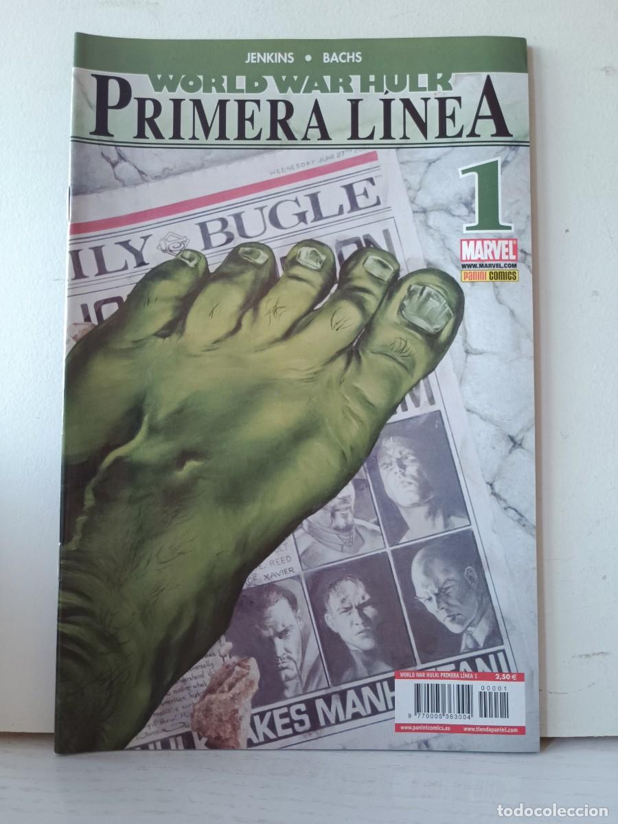 C&oacute;mics: WORLD WAR HULK PRIMERA LINEA NUMERO 1 - PANINI - MARVEL - Foto 1