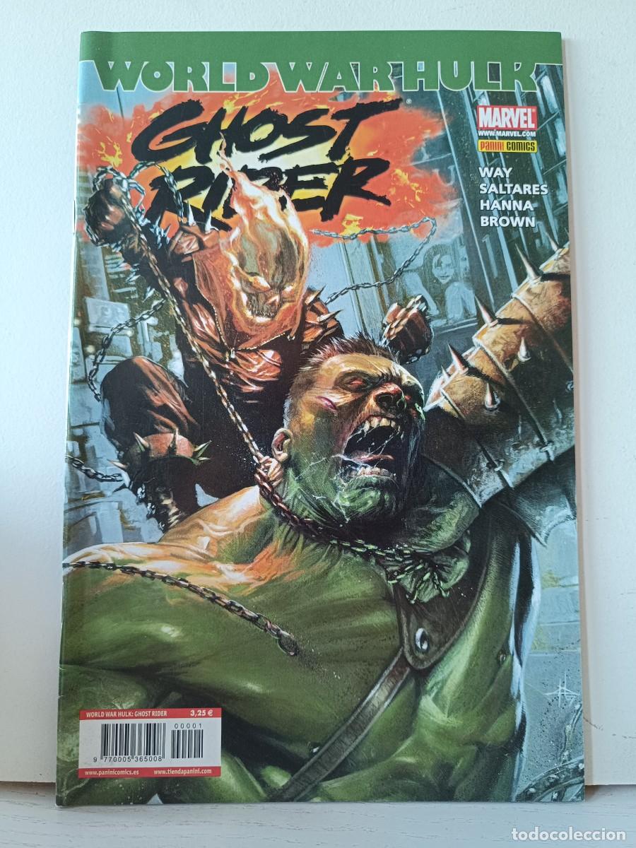 C&oacute;mics: WORLD WAR HULK GHOST RIDER PANINI - MARVEL