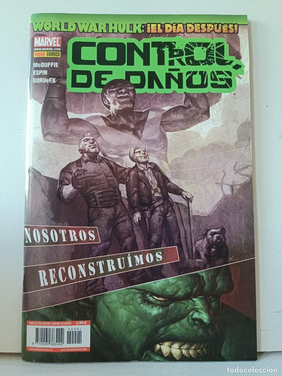 C&oacute;mics: WORLD WAR HULK CONTROL DE DA&Ntilde;OS - PANINI - MARVEL