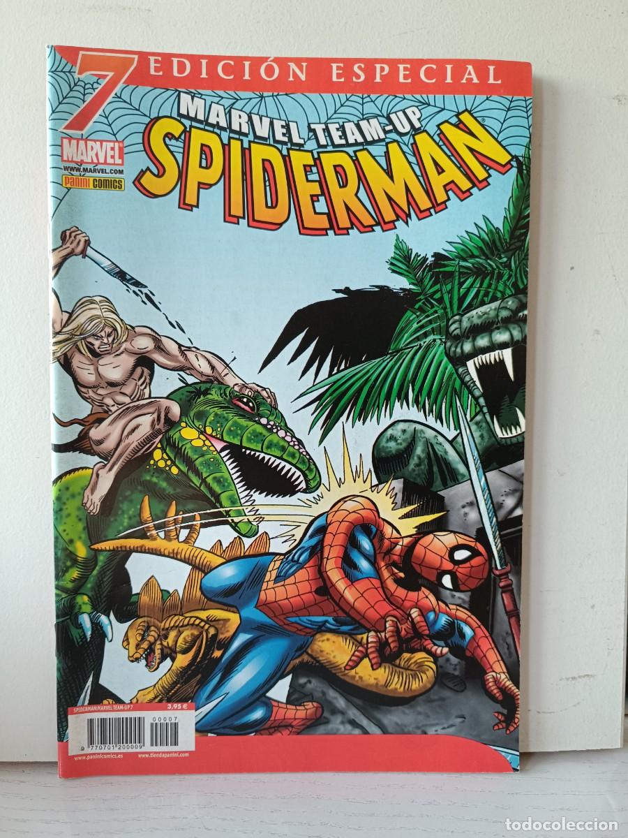 C&oacute;mics: MARVEL TEAM-UP SPIDERMAN - NUMERO 7 EDICI&Oacute;N ESPECIAL - GRAPA MARVEL PANINI DE KIOSCO