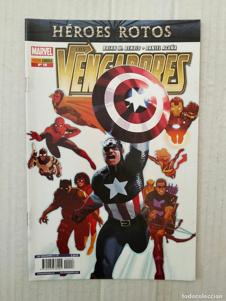 C&oacute;mics: LOS VENGADORES n&ordm; 18. H&Eacute;ROES ROTOS, por Bendis y Acu&ntilde;a