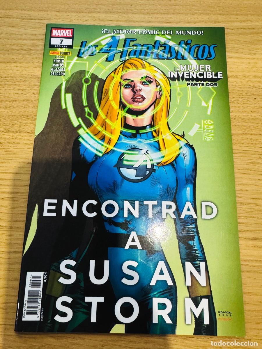 C&oacute;mics: Los 4 Fant&aacute;sticos 7 / 189 (Grapa) North, Ramos, Olazaba, Delgado - Panini / Marvel