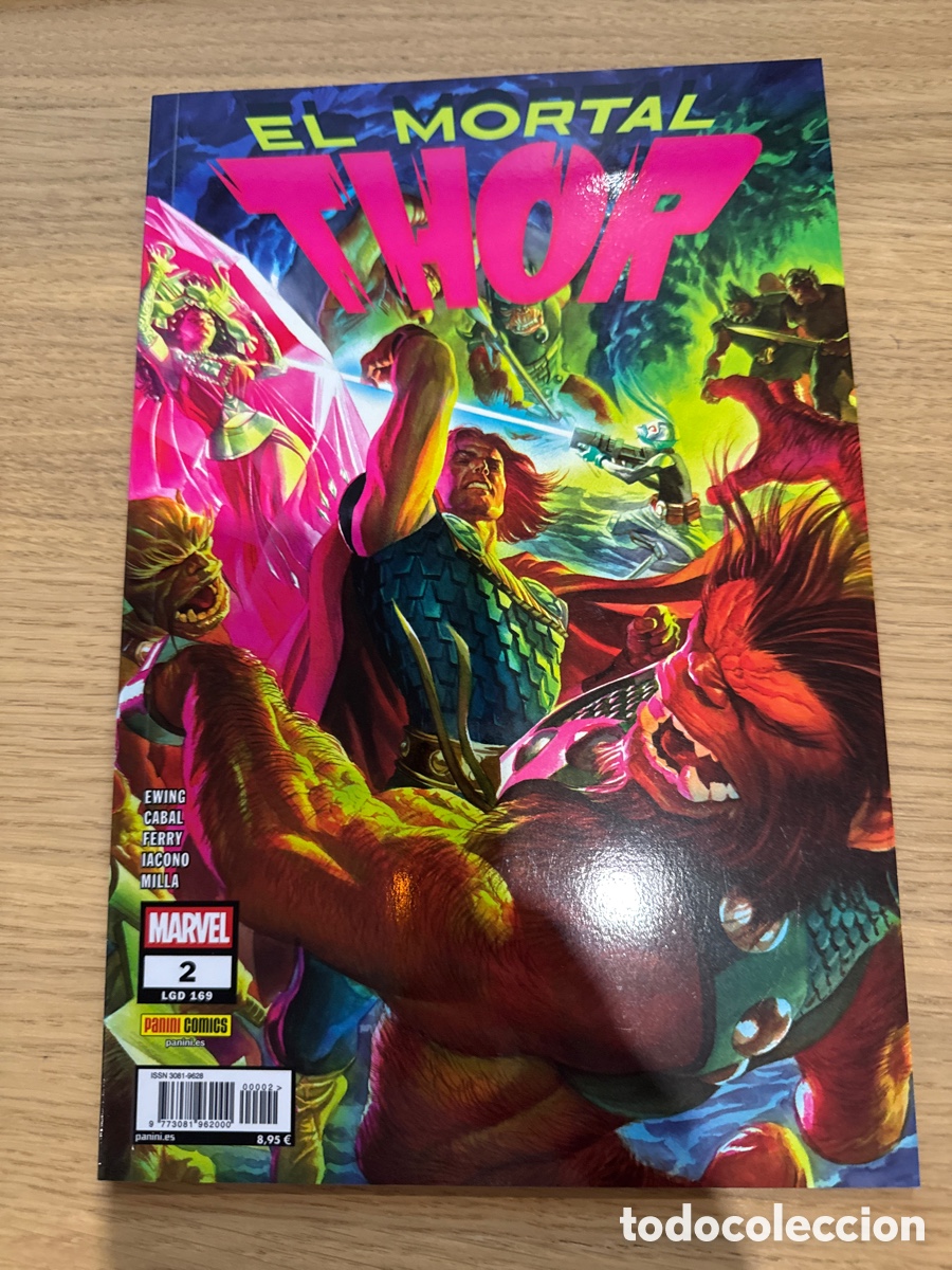 C&oacute;mics: El Mortal Thor 2 / 169 (Grapa con Lomo) Ewing, Cabal, Ferry... - Panini / Marvel - Foto 1