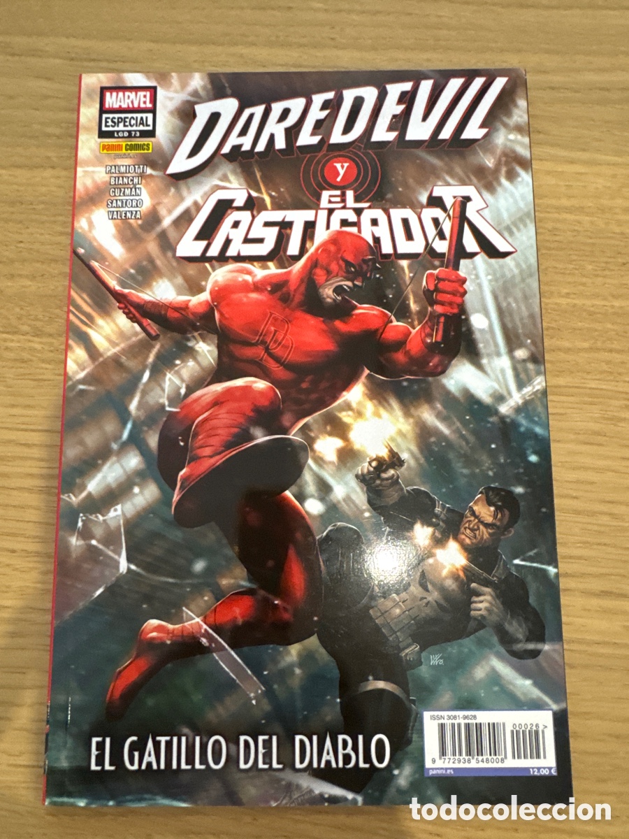 C&oacute;mics: Daredevil y El Castigador: El Gatillo del Diablo. Marvel Especial (Grapa con Lomo) Panini / Marvel
