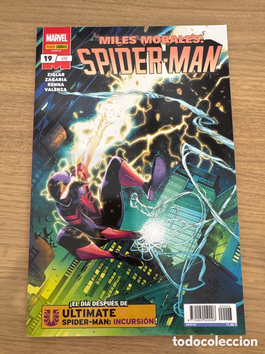 C&oacute;mics: Miles Morales: Spider-Man 19 / 72 (Grapa Con Lomo) Ziglar, Zagaria.. - Panini / Marvel