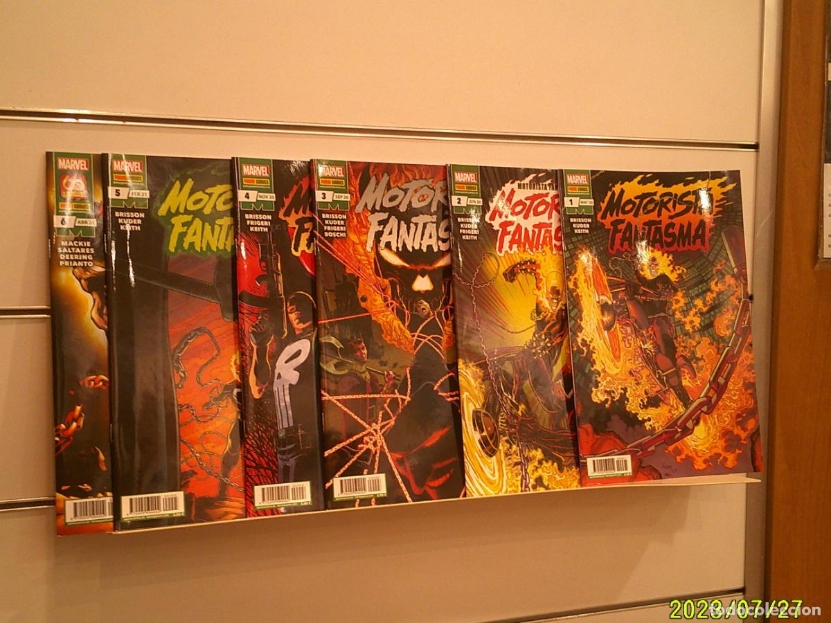 C&oacute;mics: MOTORISTA FANTASMA COMPLETA 6 NUMEROS 2020-21 MARVEL - PANINI OFERTA