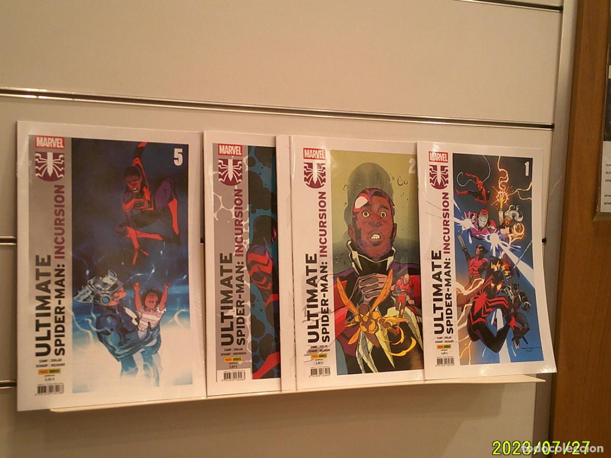 C&oacute;mics: ULTIMATE SPIDER-MAN: INCURSION COMPLETA 5 NUMEROS MARVEL - PANINI OFERTA - Foto 2