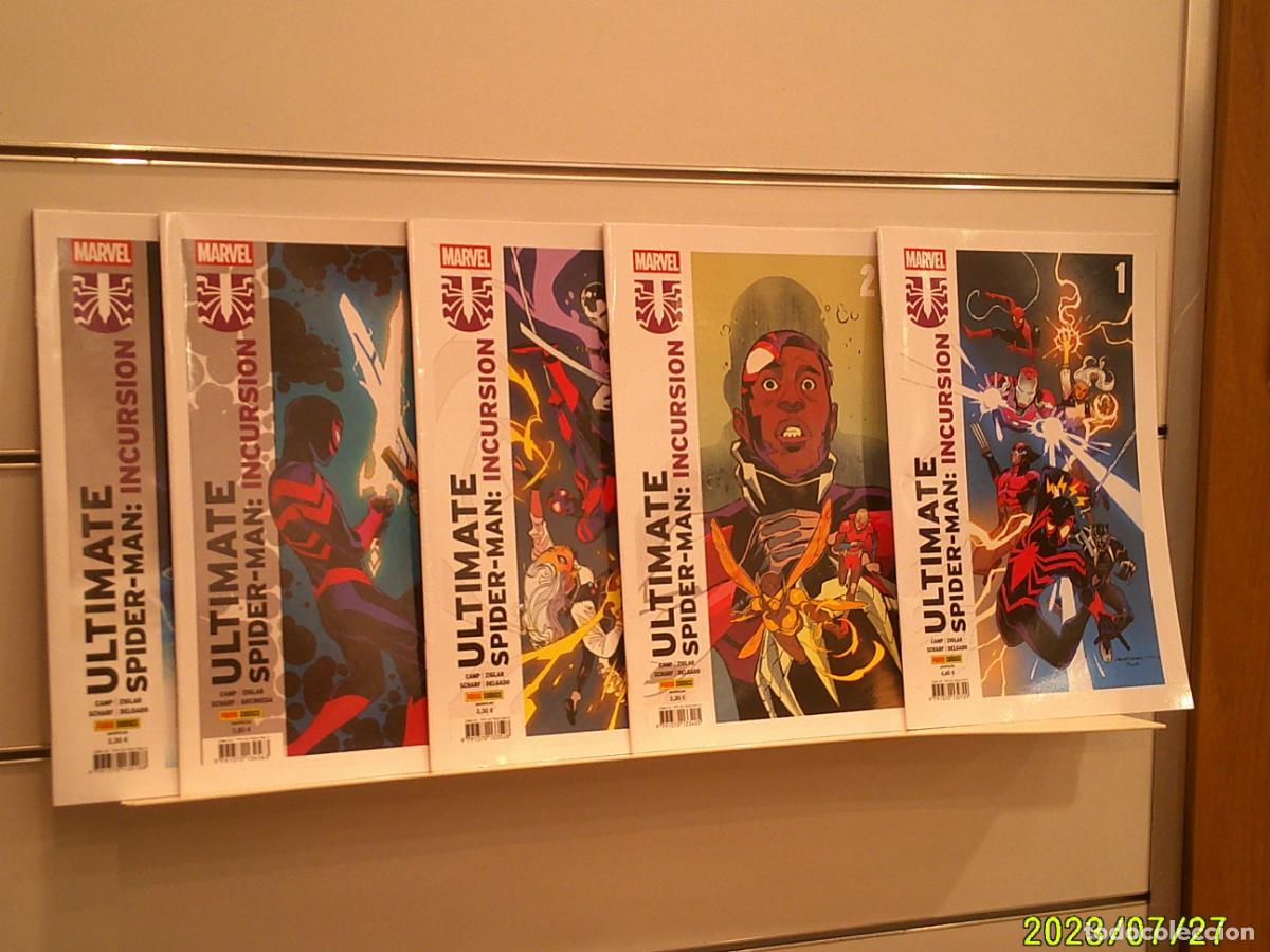 C&oacute;mics: ULTIMATE SPIDER-MAN: INCURSION COMPLETA 5 NUMEROS MARVEL - PANINI OFERTA - Foto 1