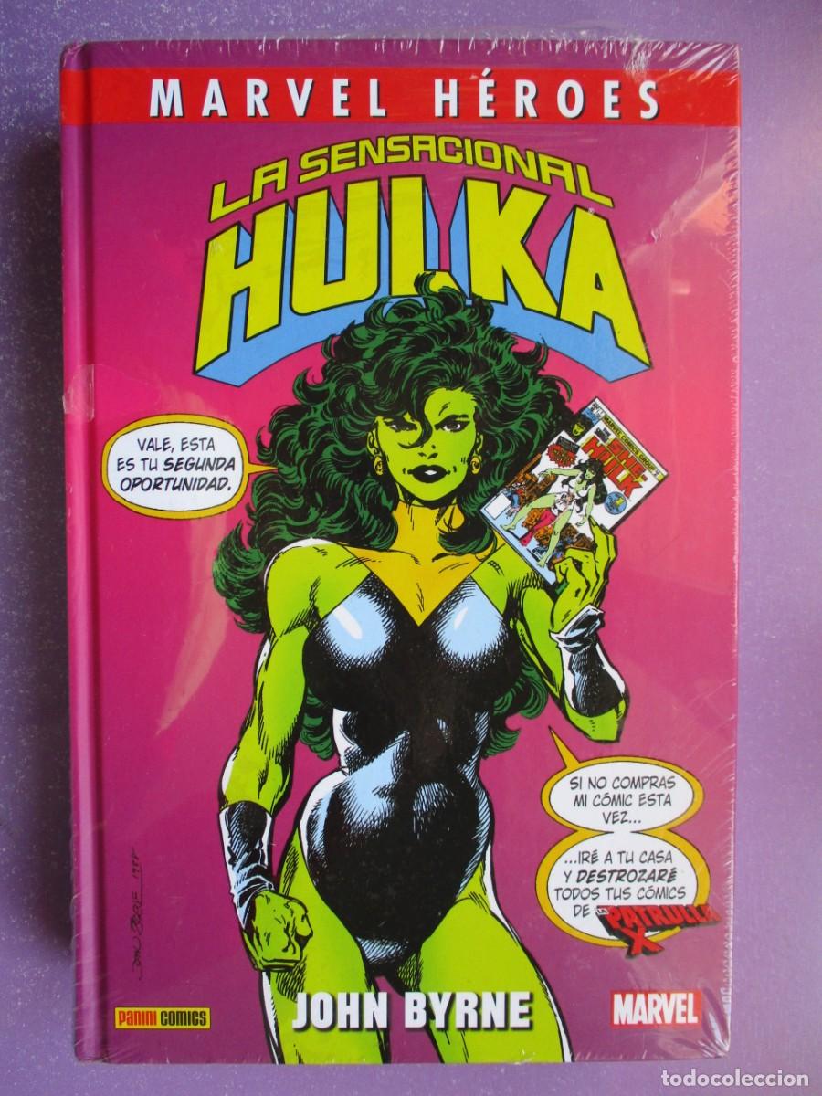 C&oacute;mics: LA SENSACIONAL HULKA, JOHN BYRNE, MARVEL HEROES PANINI, 760 P&Aacute;GINAS &iexcl;&iexcl; &iexcl;PRECINTADO !!!