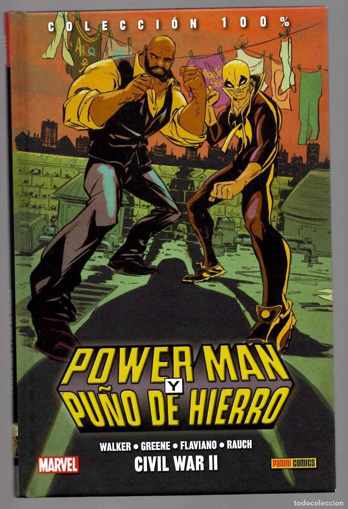 C&oacute;mics: POWER MAN Y PU&Ntilde;O DE HIERRO 2. CIVIL WAR II. PANINI, 2017