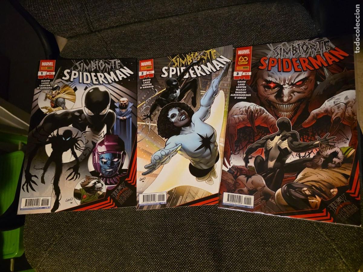 C&oacute;mics: SIMBIONTE SPIDERMAN: REY DE NEGRO (OBRA COMPLETA 3 NUMEROS) - PANINI