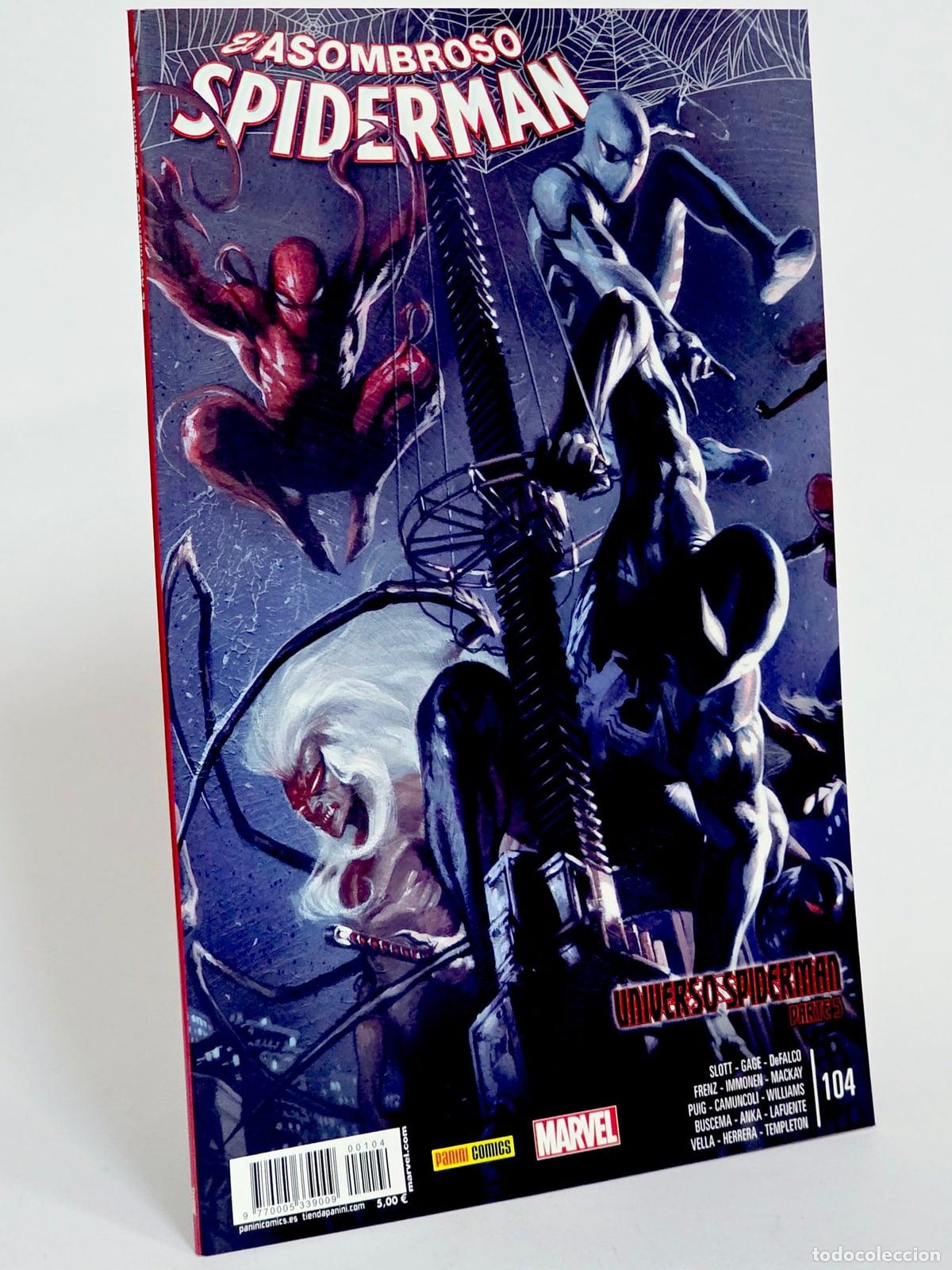 C&oacute;mics: C&Oacute;MIC ASOMBROSO SPIDERMAN 104 VOL.7 PANINI MARVEL VOLUMEN SPIDER-MAN DE KIOSCO