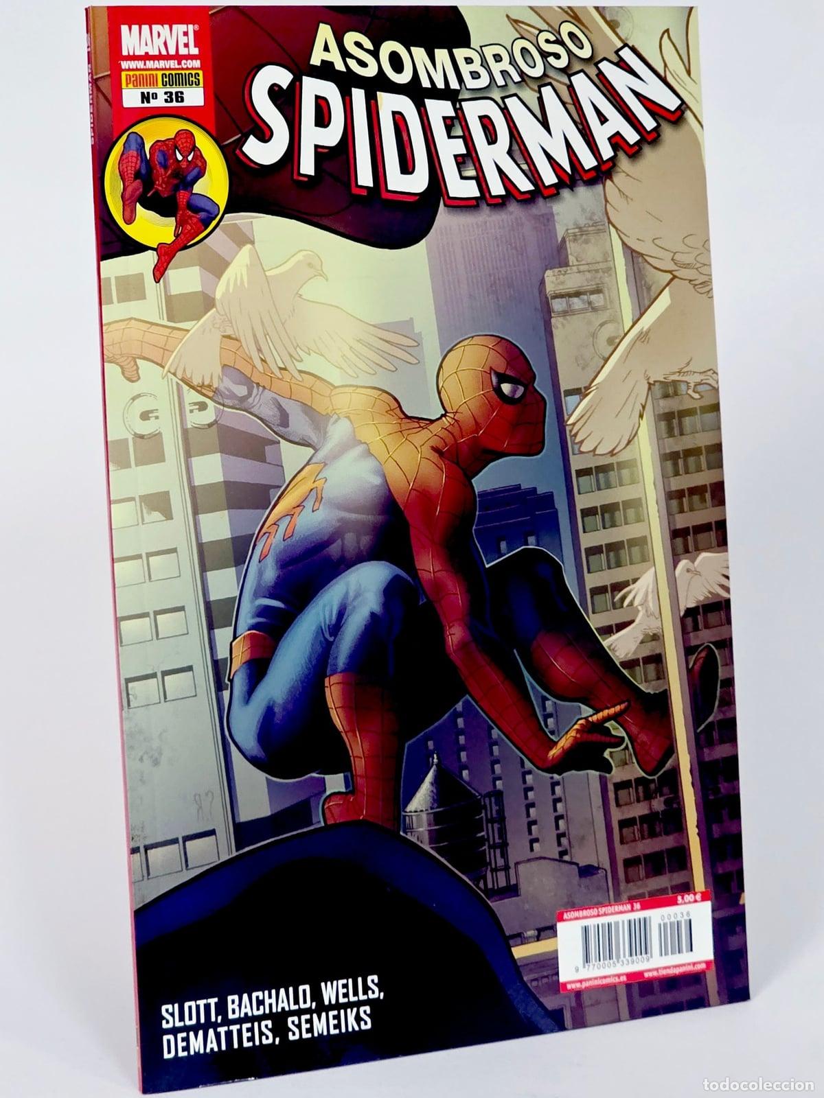 C&oacute;mics: C&Oacute;MIC ASOMBROSO SPIDERMAN 36 VOL.7 PANINI MARVEL VOLUMEN SPIDER-MAN DE KIOSCO