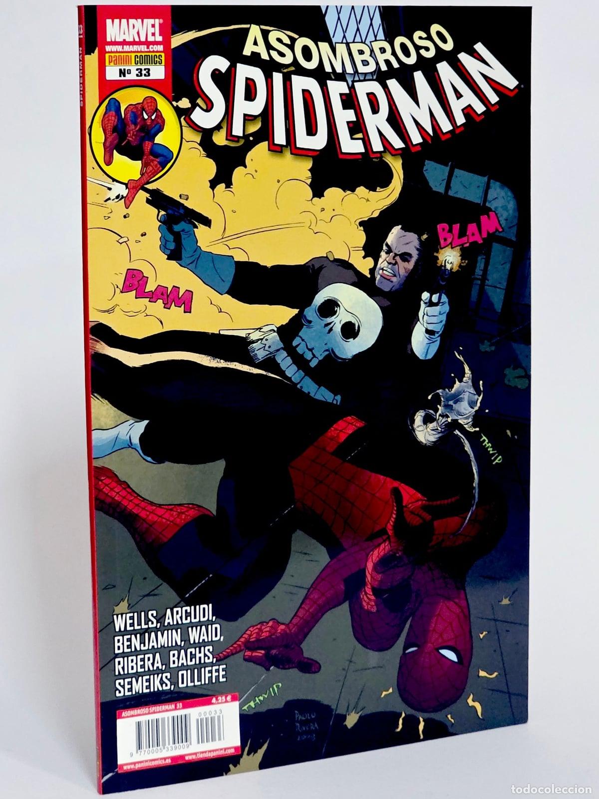 C&oacute;mics: C&Oacute;MIC ASOMBROSO SPIDERMAN 33 VOL.7 PANINI MARVEL VOLUMEN SPIDER-MAN DE KIOSCO