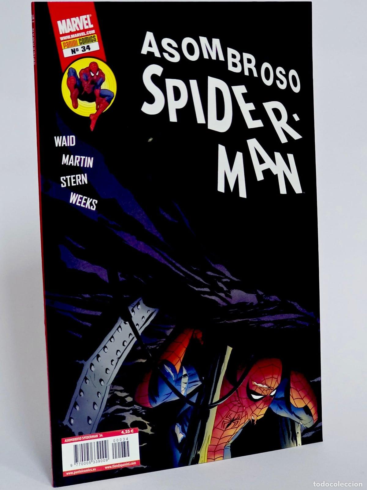 C&oacute;mics: C&Oacute;MIC ASOMBROSO SPIDERMAN 34 VOL.7 PANINI MARVEL VOLUMEN SPIDER-MAN DE KIOSCO