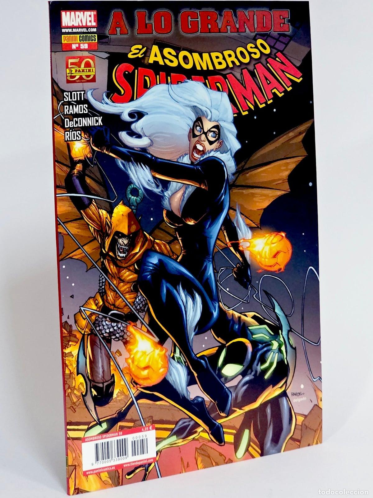 C&oacute;mics: C&Oacute;MIC ASOMBROSO SPIDERMAN 59 A LO GRANDE VOL.7 PANINI MARVEL VOLUMEN SPIDER-MAN DE KIOSCO