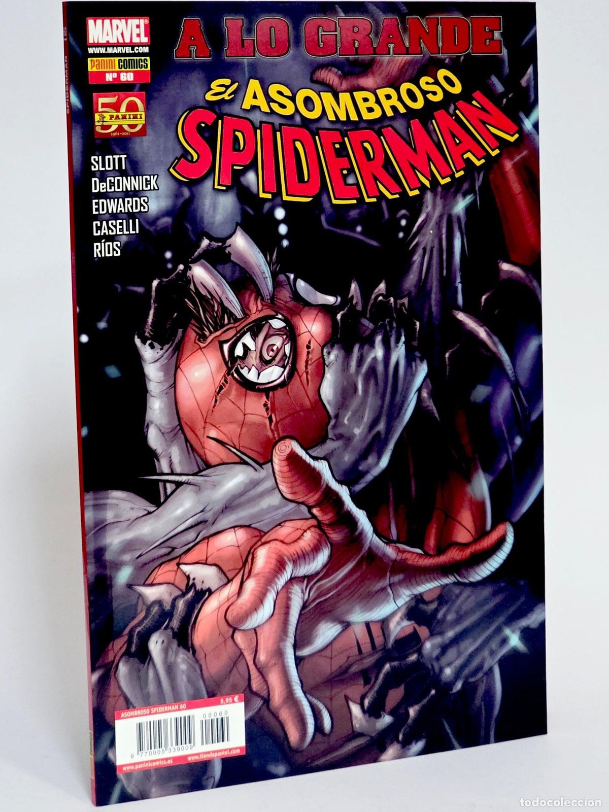 C&oacute;mics: C&Oacute;MIC ASOMBROSO SPIDERMAN 60 A LO GRANDE VOL.7 PANINI MARVEL VOLUMEN SPIDER-MAN DE KIOSCO