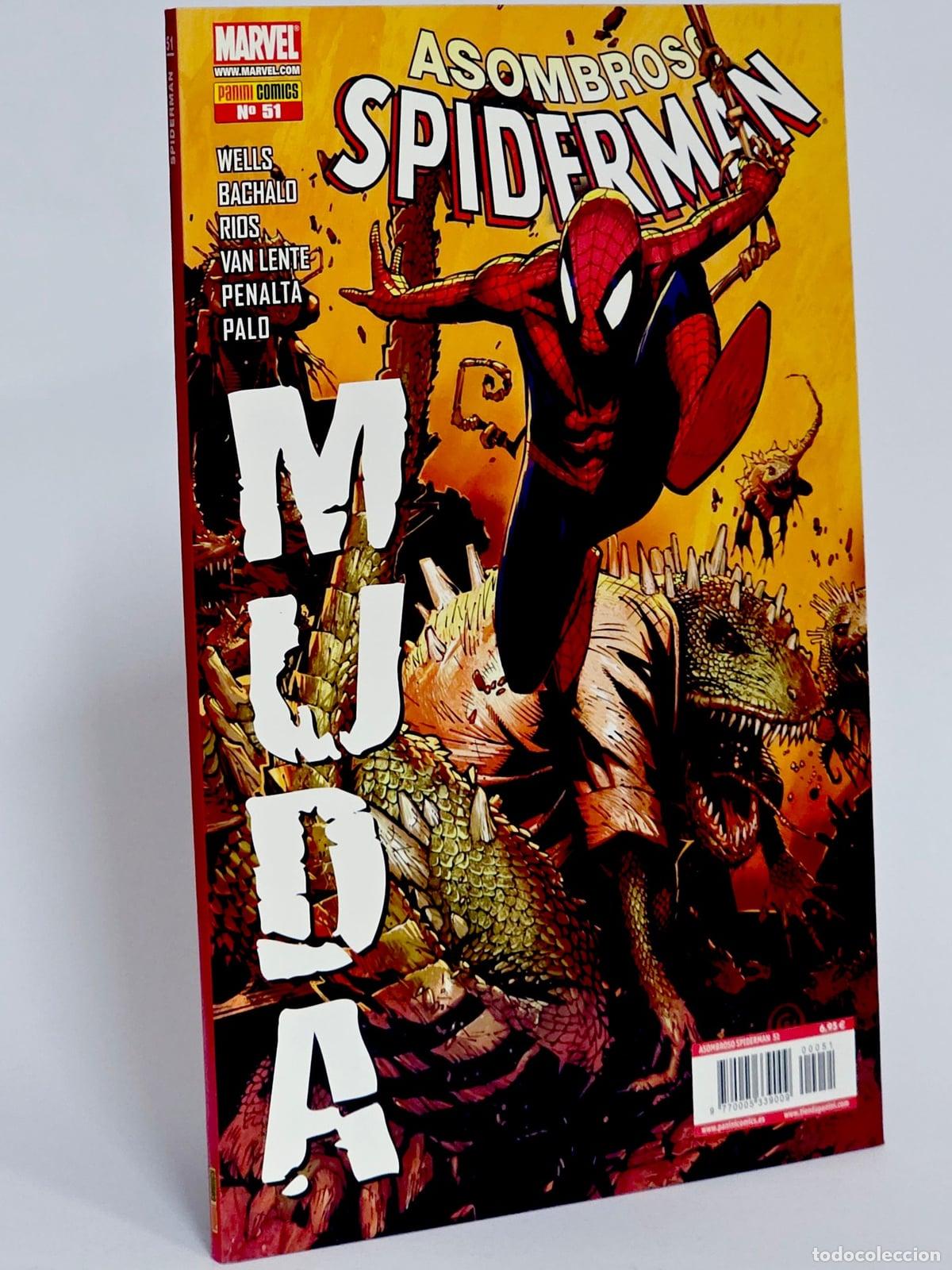 C&oacute;mics: C&Oacute;MIC ASOMBROSO SPIDERMAN 51 MUDA VOL.7 PANINI MARVEL VOLUMEN SPIDER-MAN DE KIOSCO