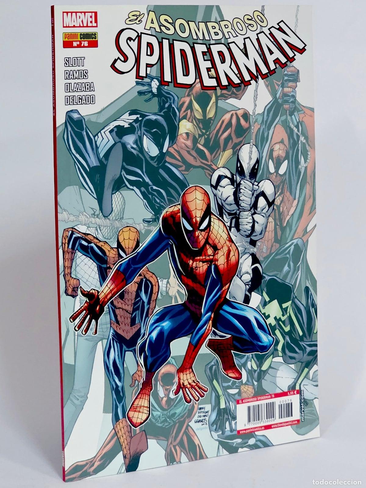 C&oacute;mics: C&Oacute;MIC ASOMBROSO SPIDERMAN 76 VOL.7 PANINI MARVEL VOLUMEN SPIDER-MAN DE KIOSCO