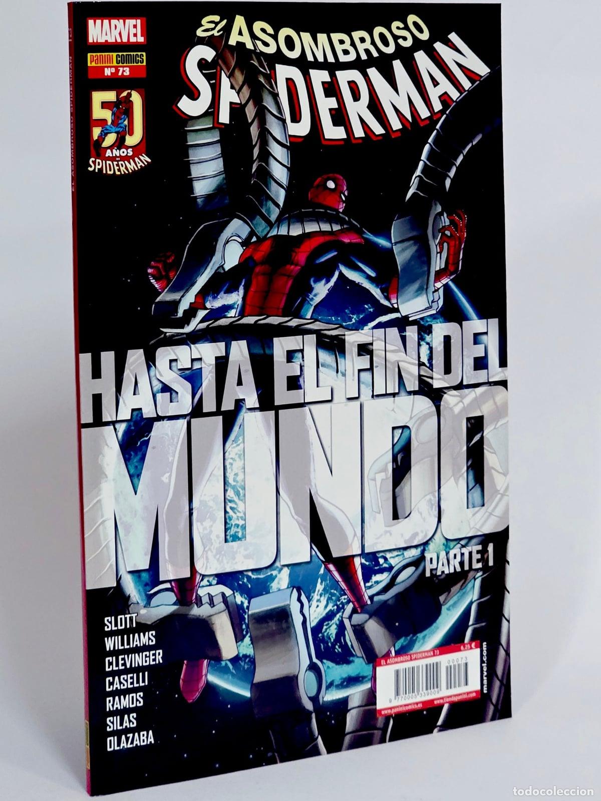C&oacute;mics: C&Oacute;MIC ASOMBROSO SPIDERMAN 73 HASTA EL FIN DEL MUNDO. PARTE 1 VOL.7 PANINI MARVEL VOLUMEN DE KIOSCO