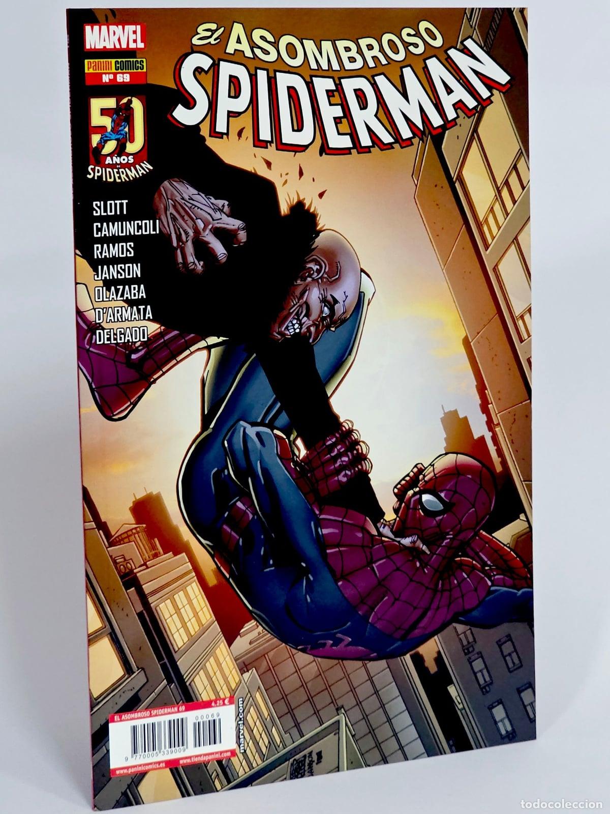 C&oacute;mics: C&Oacute;MIC ASOMBROSO SPIDERMAN 69 VOL.7 PANINI MARVEL VOLUMEN SPIDER-MAN DE KIOSCO