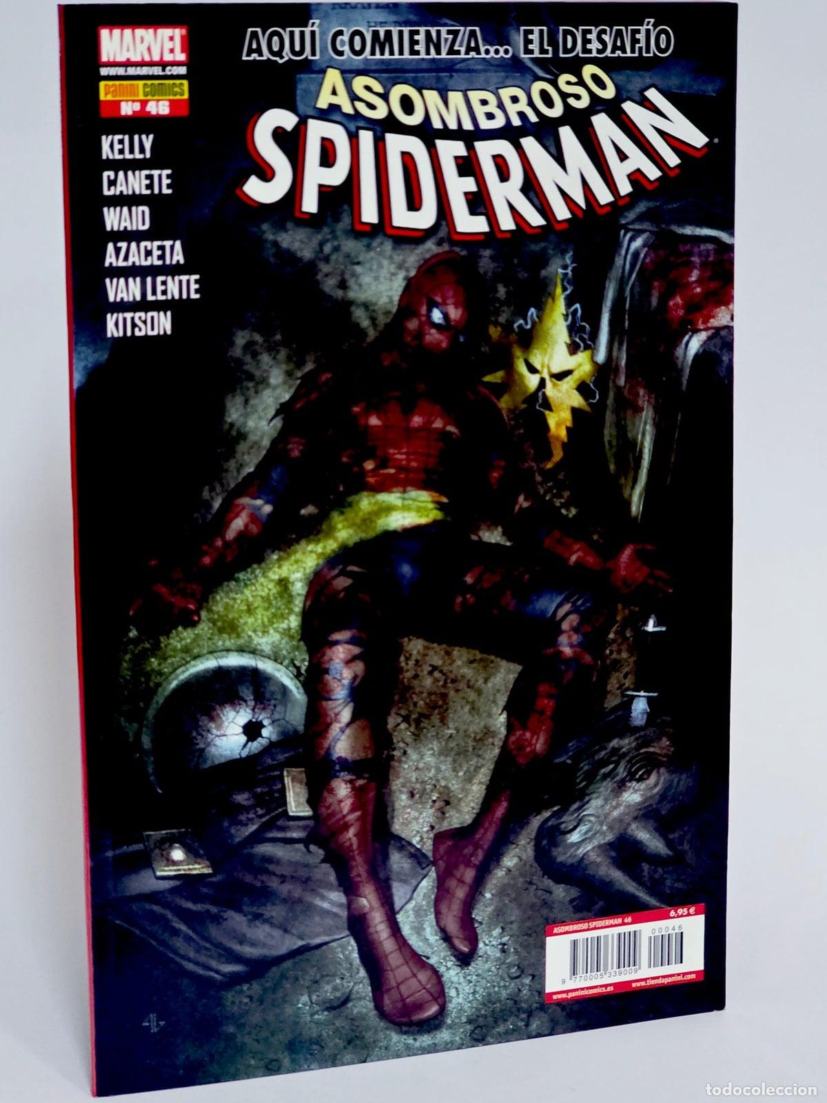 C&oacute;mics: C&Oacute;MIC ASOMBROSO SPIDERMAN 46 EL DESAF&Iacute;O VOL.7 PANINI MARVEL VOLUMEN SPIDER-MAN DE KIOSCO