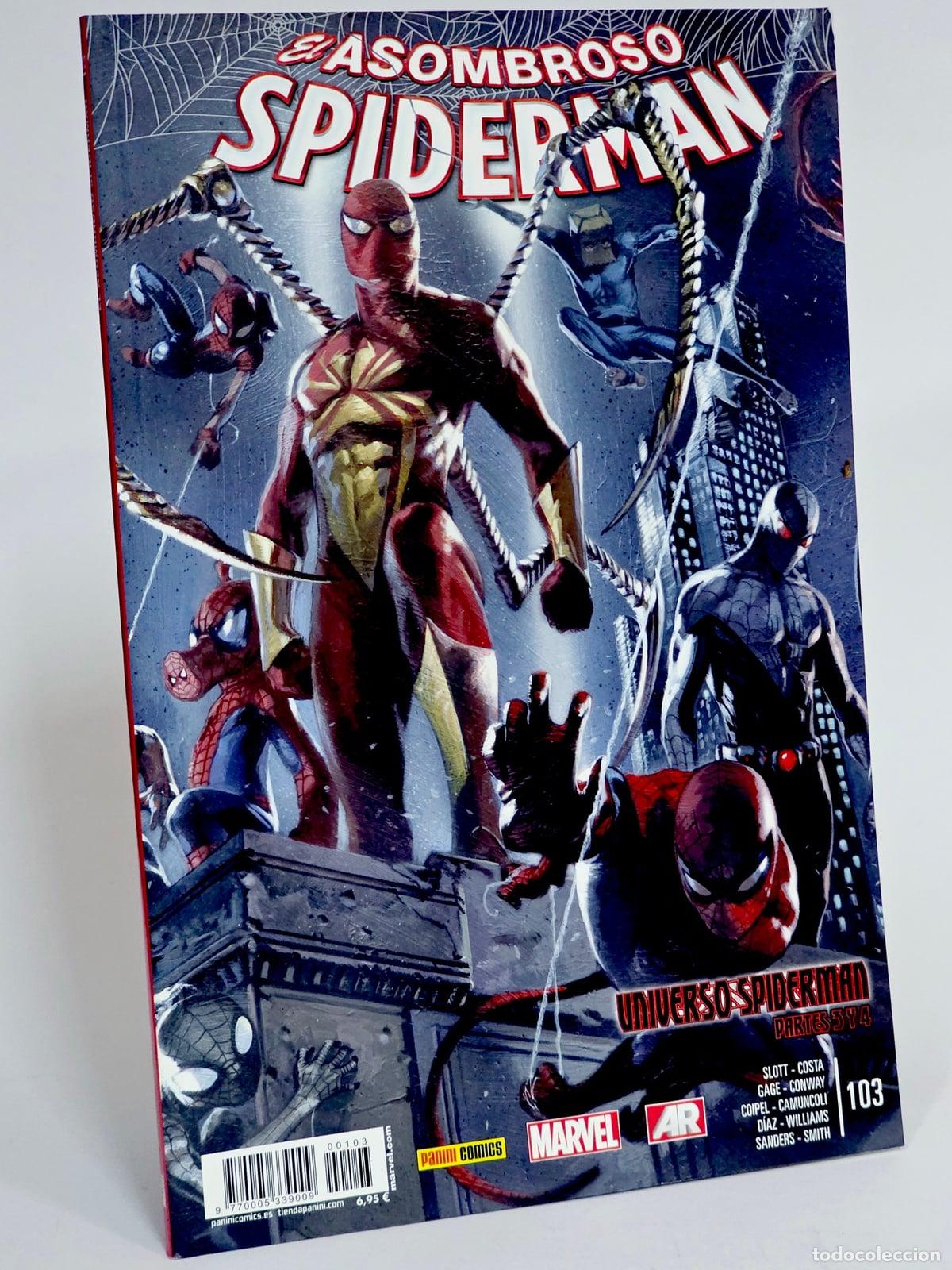 C&oacute;mics: C&Oacute;MIC ASOMBROSO SPIDERMAN 103 VOL.7 PANINI MARVEL VOLUMEN SPIDER-MAN DE KIOSCO