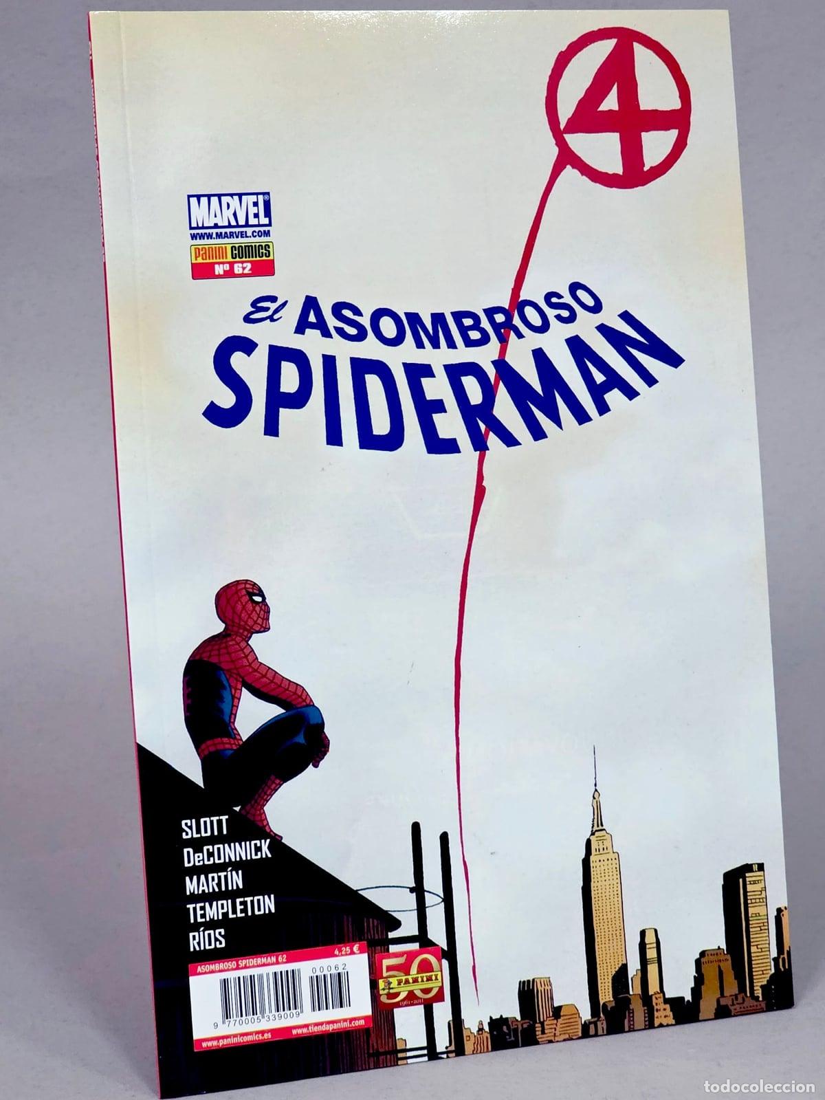 C&oacute;mics: C&Oacute;MIC ASOMBROSO SPIDERMAN 62 VOL.7 PANINI MARVEL VOLUMEN SPIDER-MAN DE KIOSCO