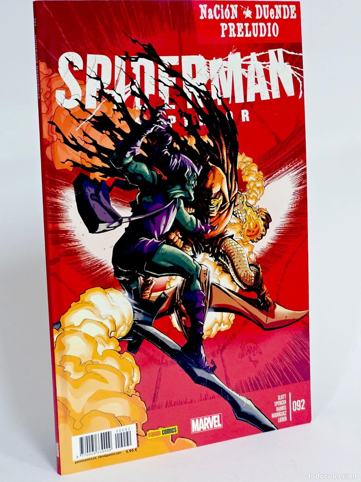 C&oacute;mics: C&Oacute;MIC ASOMBROSO SPIDERMAN 92 NACI&Oacute;N DUENDE: PRELUDIO VOL.7 PANINI MARVEL VOLUMEN DE KIOSCO