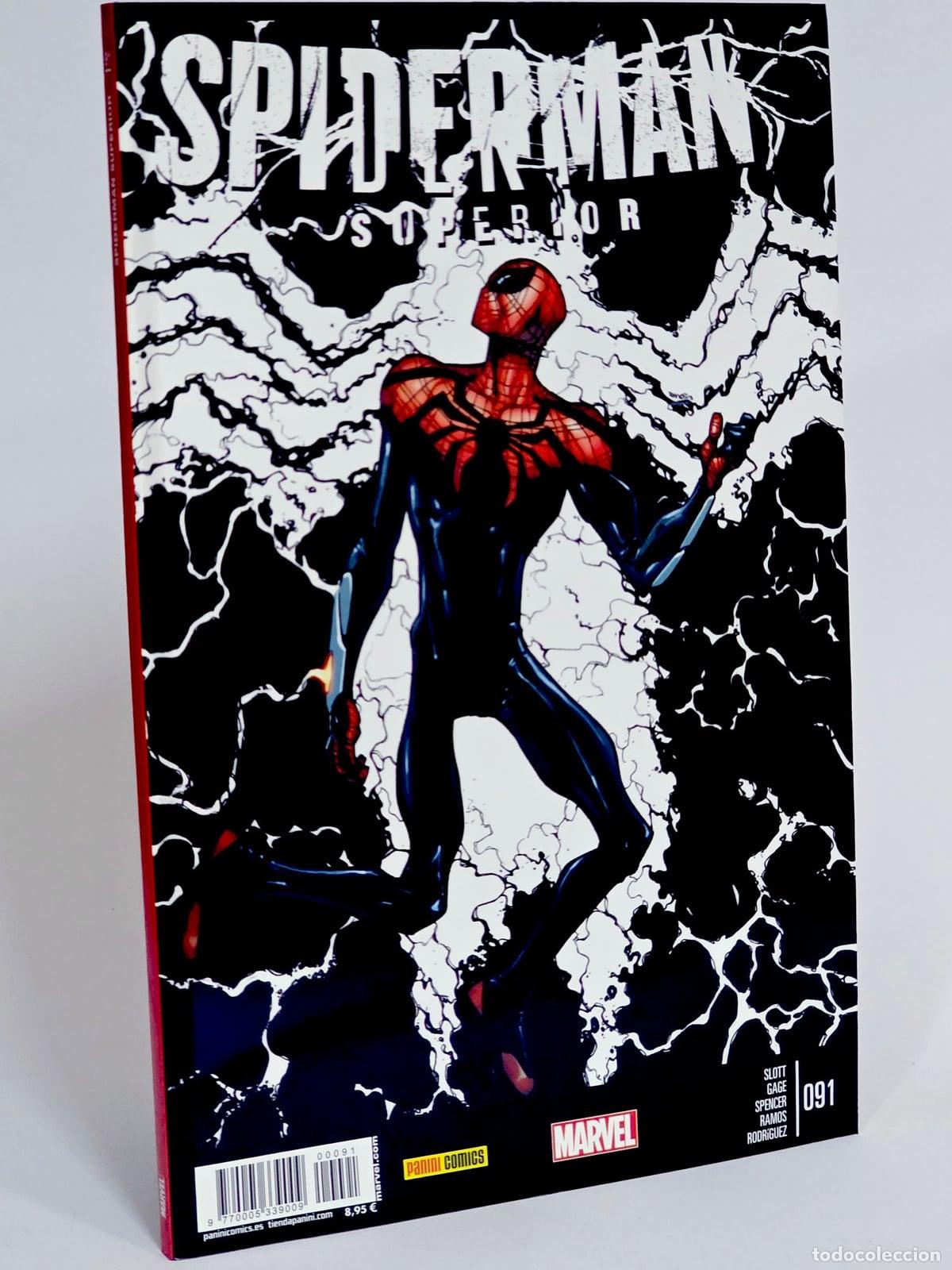 C&oacute;mics: C&Oacute;MIC ASOMBROSO SPIDERMAN 91 VOL.7 PANINI MARVEL VOLUMEN SPIDER-MAN DE KIOSCO