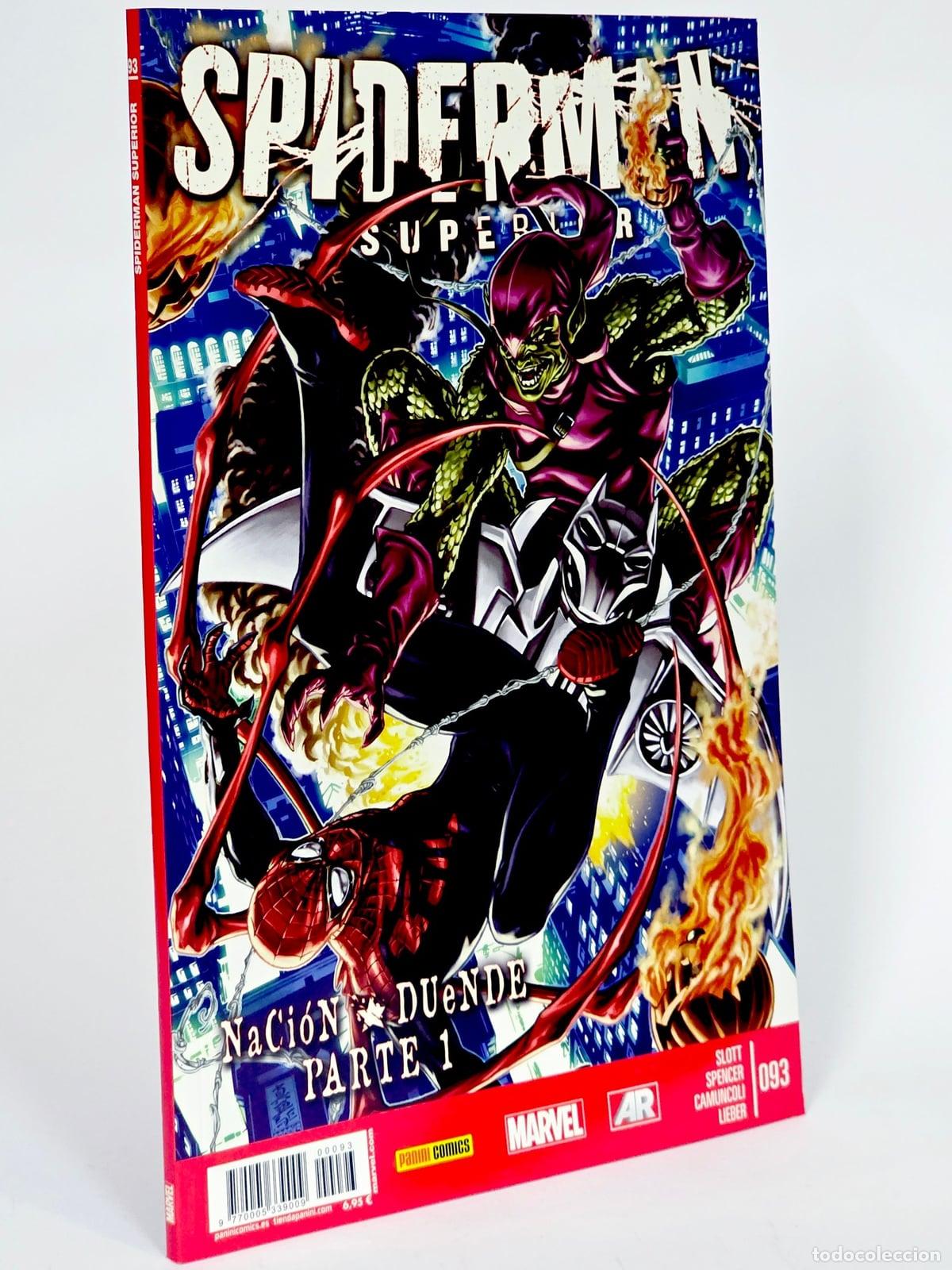 C&oacute;mics: C&Oacute;MIC ASOMBROSO SPIDERMAN 93 NACI&Oacute;N DUENDE, PARTE 1 VOL.7 PANINI MARVEL VOLUMEN SPIDER-MAN DE KIOSCO