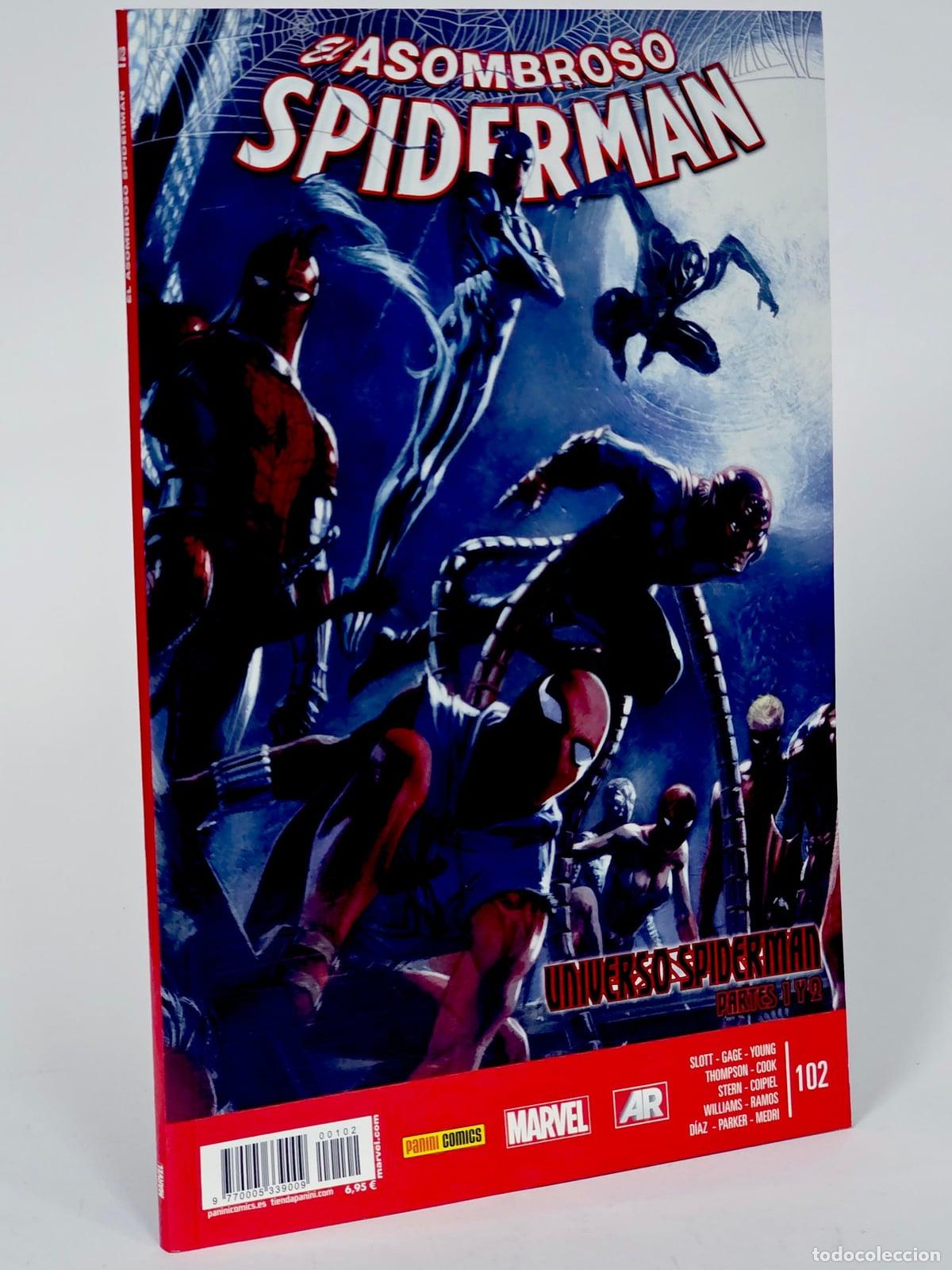 C&oacute;mics: C&Oacute;MIC ASOMBROSO SPIDERMAN 102 VOL.7 PANINI MARVEL VOLUMEN SPIDER-MAN DE KIOSCO