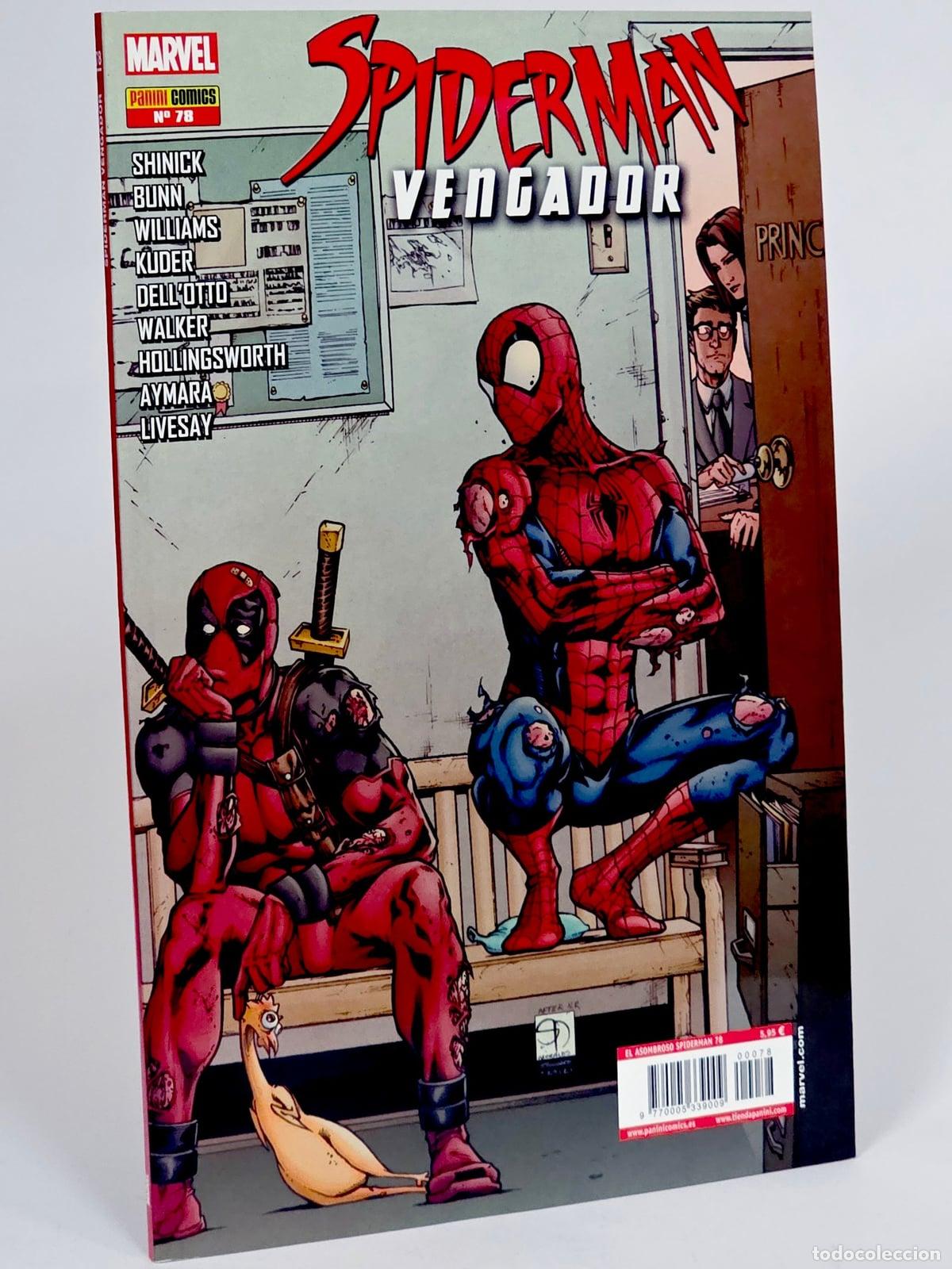 C&oacute;mics: C&Oacute;MIC ASOMBROSO SPIDERMAN 78 VENGADOR VOL.7 PANINI MARVEL VOLUMEN SPIDER-MAN DE KIOSCO