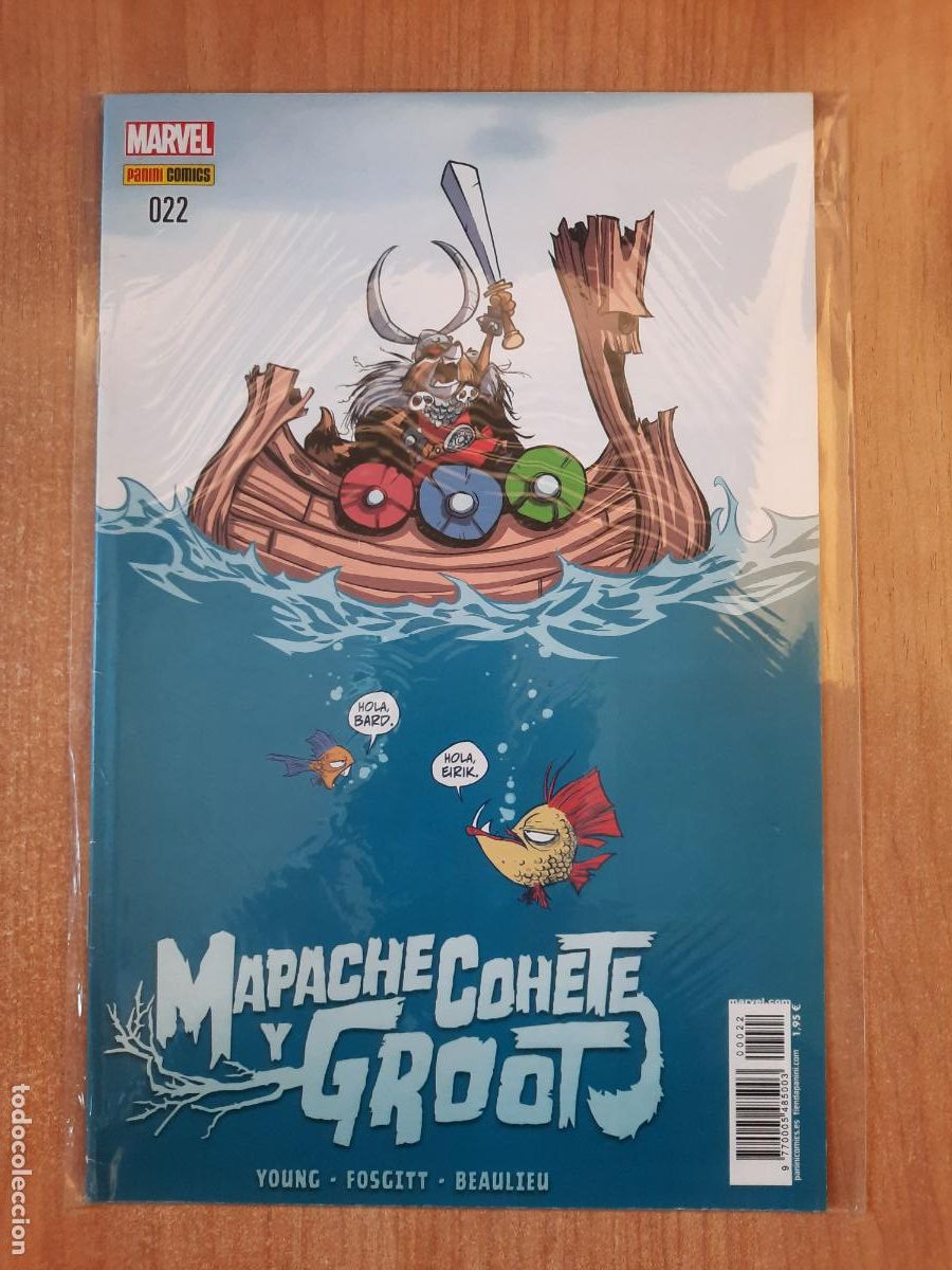 C&oacute;mics: MAPACHE COHETE Y GROOT N&ordm; 22 - ED. PANINI - Foto 1