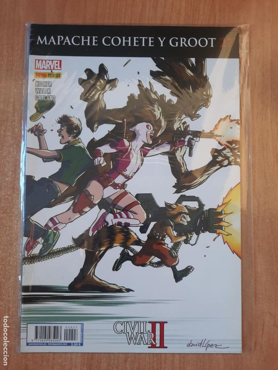 C&oacute;mics: MAPACHE COHETE Y GROOT N&ordm; 27 - ED. PANINI